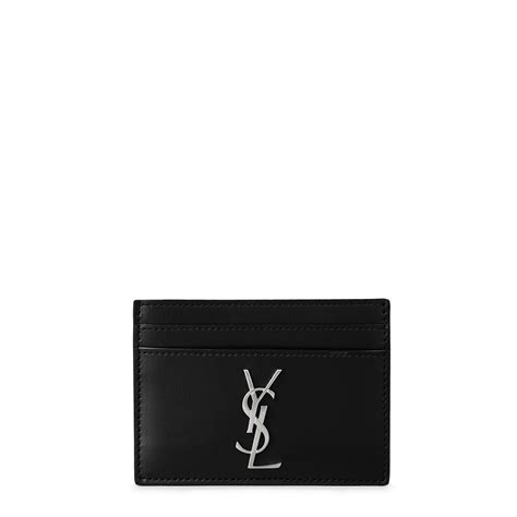 card holder ysl black|YSL card holder flannels.